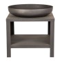 Esschert Design Brazier with firewood storage black 62 cm by Esschert Design, Chimneys - Ref: Foro24-444908, Price: 379,92 €,...