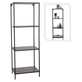 H&S Collection Open shelving 3 heights black 45x30x130 cm by H&S Collection, Bookcases and shelves - Ref: Foro24-445854, Pric...