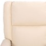 Liftable cream fabric massage chair by vidaXL, Electric massage chairs - Ref: Foro24-329522, Price: 325,80 €, Discount: %