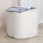 Venture Home Puf Piff felpa blanco 44x44x41 cm de Venture Home, Otomanas - Ref: Foro24-444790, Precio: 93,99 €, Descuento: %