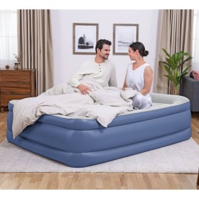 Bestway Tritech aufblasbare Matratze 2 Personen blau und grau 203x152x56 cm von Bestway, Luftmatratzen - Ref: Foro24-445227, ...