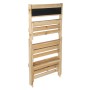 HI Estantería para plantas plegable de 3 alturas madera de HI, Soportes para macetas - Ref: Foro24-446208, Precio: 72,32 €, D...