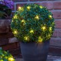 HI Bola de boj con LED diámetro 35 cm de HI, Flora artificial - Ref: Foro24-446181, Precio: 48,40 €, Descuento: %