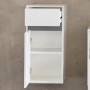 Trendteam Wall-mounted bathroom cabinet with drawer Sol white by Trendteam, bathroom vanities - Ref: Foro24-445439, Price: 10...