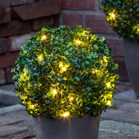 HI Boxwood ball with LED diameter 25 cm by HI, artificial flora - Ref: Foro24-446180, Price: 30,90 €, Discount: %