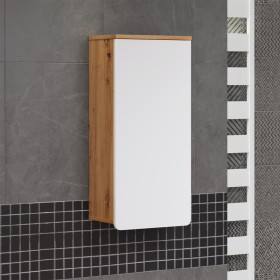 Trendteam Ciara White and Artisan Oak Bathroom Wall Cabinet by Trendteam, bathroom vanities - Ref: Foro24-445457, Price: 102,...