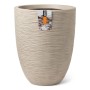 Capi Elegante niedrige Waste Rib Vase Terrazzo Beige 46x58 cm von Capi, Töpfe und Pflanzgefäße - Ref: Foro24-445483, Preis: 1...