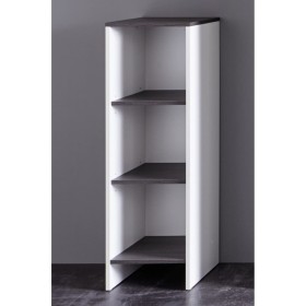 Trendteam SanDiego White and Smoked Silver Bathroom Shelf by Trendteam, bathroom vanities - Ref: Foro24-445431, Price: 61,99 ...