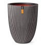 Capi Elegant Groove Anthracite Grey Planter 34x46 cm by Capi, Pots and planters - Ref: Foro24-445500, Price: 83,65 €, Discoun...