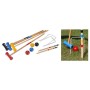 HI Juego de cróquet 18 piezas para 4 jugadores madera de HI, Juegos sobre hierba - Ref: Foro24-446203, Precio: 34,55 €, Descu...