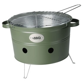 ProGarden Eimergrill mit 2 Griffen, mattes Olivgrün, 34,5 cm von ProGarden, Grillen - Ref: Foro24-445905, Preis: 51,99 €, Rab...