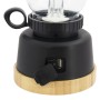 Eurotrail LED camping lamp Wind bamboo black by Eurotrail, Camping lanterns and lamps - Ref: Foro24-446697, Price: 82,15 €, D...