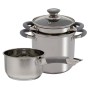 Eurotrail Dunbar 3-piece stainless steel cookware set by Eurotrail, Tableware and kitchen utensils for camping - Ref: Foro24-...