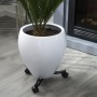 Nature Plant stand with adjustable wheels 3 arms black metal by Nature, Pot stands - Ref: Foro24-446405, Price: 27,56 €, Disc...