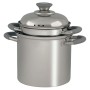 Eurotrail Batería de cocina Glasgow 3 piezas acero inoxidable de Eurotrail, Vajillas y utensilios de cocina para camping - Re...