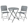 ProGarden Garden table and chairs 3 pieces black steel by ProGarden, Garden sets - Ref: Foro24-446774, Price: 173,99 €, Disco...