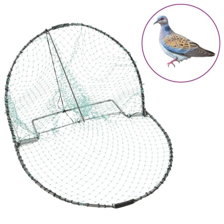 Green steel bird trap 40 cm by vidaXL, Pest control traps - Ref: Foro24-155266, Price: 33,42 €, Discount: %