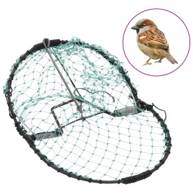 Green steel bird trap 20 cm by vidaXL, Pest control traps - Ref: Foro24-155264, Price: 21,99 €, Discount: %