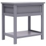 Bedside tables 2 units gray Paulownia wood 40x29x42cm by vidaXL, Nightstands - Ref: Foro24-284051, Price: 58,13 €, Discount: %