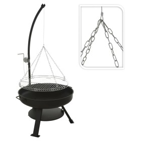 ProGarden VAGGAN Kohlenbecken mit Grill 60 cm von ProGarden, Kamine - Ref: Foro24-446779, Preis: 191,28 €, Rabatt: %