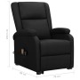 Sillón de masaje elevable cuero sintético negro de vidaXL, Sillones de masaje eléctricos - Ref: Foro24-329692, Precio: 376,84...