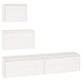 Muebles para TV 4 piezas madera maciza de pino blanco de vidaXL, Muebles TV - Ref: Foro24-3100145, Precio: 193,71 €, Descuent...