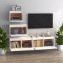 TV furniture set, 4 pieces made of solid white pine wood by vidaXL, TV Furniture - Ref: Foro24-3100145, Price: 193,71 €, Disc...