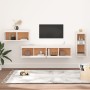 TV furniture set, 4 pieces made of solid white pine wood by vidaXL, TV Furniture - Ref: Foro24-3100220, Price: 203,99 €, Disc...