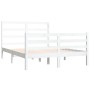 Estructura de cama madera maciza pino blanco 120x190 cm de vidaXL, Camas y somieres - Ref: Foro24-3104977, Precio: 130,00 €, ...