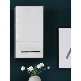 Trendteam Nano white and cement gray bathroom wall cabinet by Trendteam, bathroom vanities - Ref: Foro24-445444, Price: 75,99...