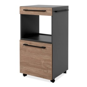 Finori Storage cabinet with wheels Palma 35A anthracite gray bamboo by Finori, Sideboards - Ref: Foro24-443238, Price: 146,99...