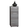 Trendeteam Line bathroom storage cabinet in smoked silver by Trendteam, bathroom vanities - Ref: Foro24-445453, Price: 107,64...