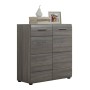 Trendeteam Line Chest of Drawers Smoked Silver by Trendteam, Drawers - Ref: Foro24-445454, Price: 198,59 €, Discount: %