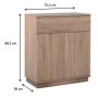 Finori Chest of Drawers Chester 01A Sonoma Oak by Finori, Sideboards - Ref: Foro24-443234, Price: 151,98 €, Discount: %