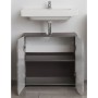 Trendteam Line washbasin cabinet in smoked silver by Trendteam, bathroom vanities - Ref: Foro24-445449, Price: 119,99 €, Disc...