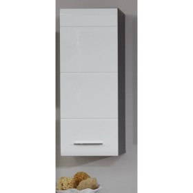 Trendteam Line bathroom wall cabinet white and smoked silver by Trendteam, bathroom vanities - Ref: Foro24-445450, Price: 75,...