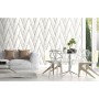 DUTCH WALLCOVERINGS Papel pintado Geometric blanco y dorado de DUTCH WALLCOVERINGS, Papel pintado - Ref: Foro24-442573, Preci...