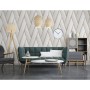 DUTCH WALLCOVERINGS Geometrische Tapete in Weiß und Gold von DUTCH WALLCOVERINGS, Bemaltes Papier - Ref: Foro24-442573, Preis...