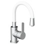 EISL Single lever basin mixer FLEXO white chrome by EISL, Faucets - Ref: Foro24-446452, Price: 91,40 €, Discount: %