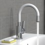 EISL Single lever basin mixer FLEXO white chrome by EISL, Faucets - Ref: Foro24-446452, Price: 91,40 €, Discount: %