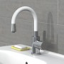 EISL Single lever basin mixer FLEXO white chrome by EISL, Faucets - Ref: Foro24-446452, Price: 91,40 €, Discount: %