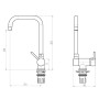 EISL Einhebel-Küchenarmatur mit schwenkbarem Auslauf FLEXO verchromt von EISL, Wasserhähne - Ref: Foro24-446501, Preis: 105,8...