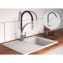 EISL Einhebel-Küchenarmatur mit Soft-Touch-Auslauf CARNEO Schwarzchrom von EISL, Wasserhähne - Ref: Foro24-446464, Preis: 110...