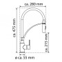 EISL Einhebel-Küchenarmatur mit Soft-Touch-Auslauf CARNEO Schwarzchrom von EISL, Wasserhähne - Ref: Foro24-446464, Preis: 110...