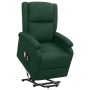 Sillón de masaje elevable tela verde oscuro de vidaXL, Sillones de masaje eléctricos - Ref: Foro24-329715, Precio: 368,11 €, ...