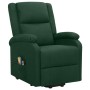 Sillón de masaje elevable tela verde oscuro de vidaXL, Sillones de masaje eléctricos - Ref: Foro24-329715, Precio: 368,11 €, ...