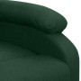 Sillón de masaje elevable tela verde oscuro de vidaXL, Sillones de masaje eléctricos - Ref: Foro24-329715, Precio: 368,11 €, ...