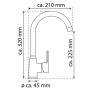 EISL Mattschwarz DIZIANI Einhebel-Küchenarmatur von EISL, Wasserhähne - Ref: Foro24-446498, Preis: 83,38 €, Rabatt: %