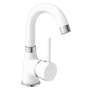 EISL FUTURA chrome white single lever basin mixer by EISL, Faucets - Ref: Foro24-446490, Price: 78,38 €, Discount: %