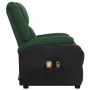 Sillón de masaje elevable tela verde oscuro de vidaXL, Sillones de masaje eléctricos - Ref: Foro24-329519, Precio: 310,10 €, ...